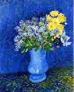 Vincent Van Gogh Vase with Lilacs, Daisies Anemones Sweden oil painting artist